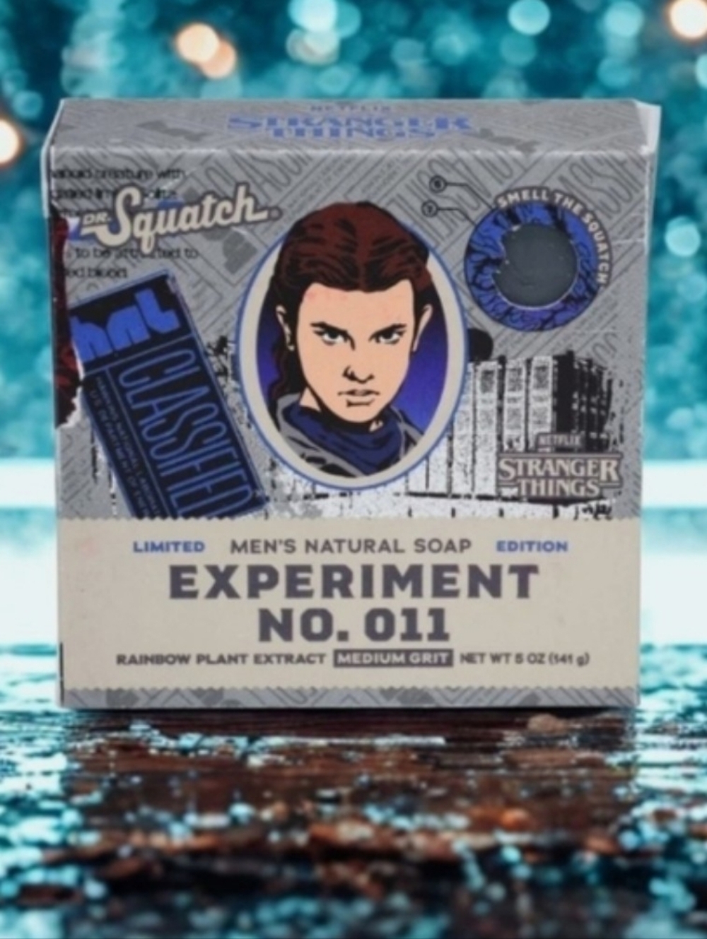 DR. SQUATCH Stranger Things Bar Soap - Experiment No.011 - 5oz - Limited Edition